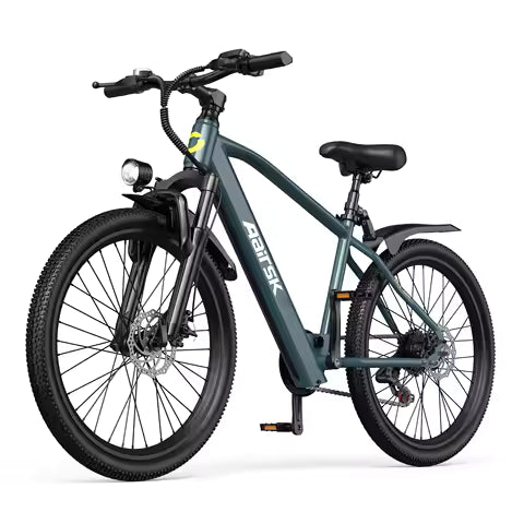 Aairsk GT300 Adult Ebike 540W Peak Motor 36V 10Ah Lithium Battery Off-Road Electric Bicycle 26*1.95" Tire City Commuting Electric Bike