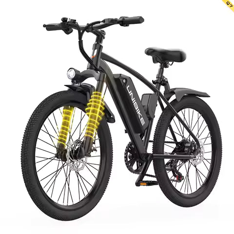 Aairsk GT300 Adult Ebike 540W Peak Motor 36V 10Ah Lithium Battery Off-Road Electric Bicycle 26*1.95" Tire City Commuting Electric Bike