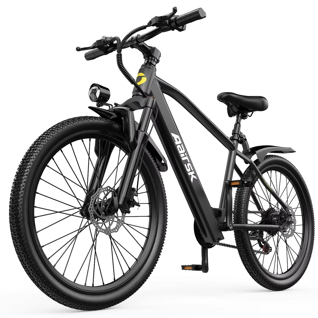 Aairsk GT300 Adult Ebike 540W Peak Motor 36V 10Ah Lithium Battery Off-Road Electric Bicycle 26*1.95" Tire City Commuting Electric Bike
