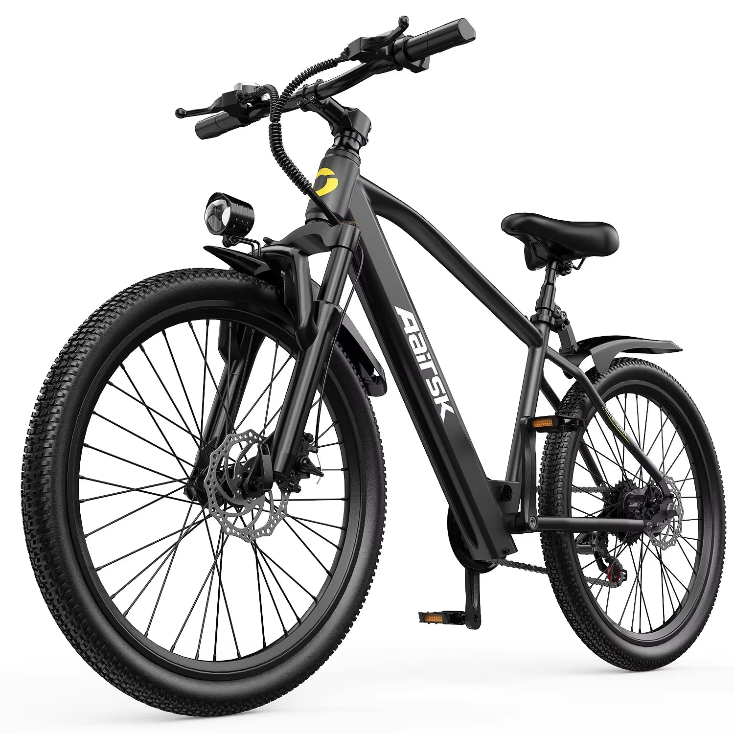 Aairsk GT300 Adult Ebike 540W Peak Motor 36V 10Ah Lithium Battery Off-Road Electric Bicycle 26*1.95" Tire City Commuting Electric Bike