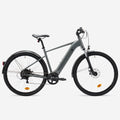 High Frame Electric Hybrid Bike, E‑ACTV 100 (Anthracite/Charcoal Grey)