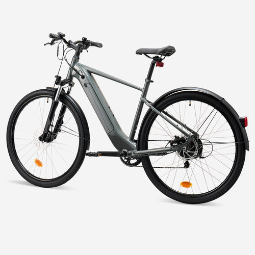 High Frame Electric Hybrid Bike, E‑ACTV 100 (Anthracite/Charcoal Grey)
