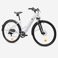 Low Frame Electric Hybrid Bike, E‑ACTV 100 (Pearl Grey)