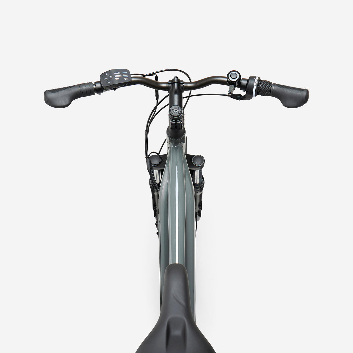 High Frame Electric Hybrid Bike, E‑ACTV 100 (Anthracite/Charcoal Grey)