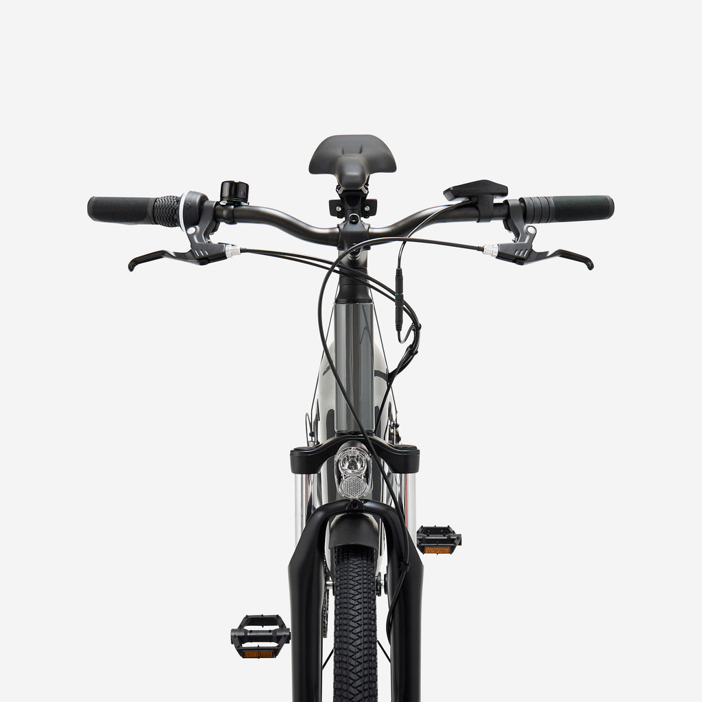 High Frame Electric Hybrid Bike, E‑ACTV 100 (Anthracite/Charcoal Grey)