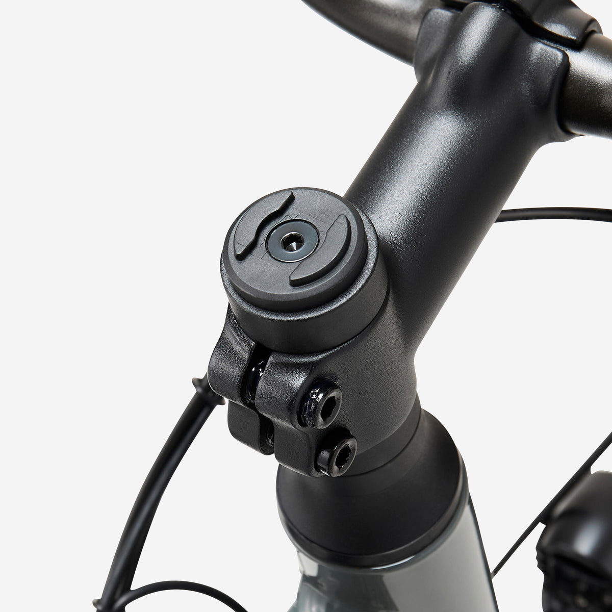 High Frame Electric Hybrid Bike, E‑ACTV 100 (Anthracite/Charcoal Grey)